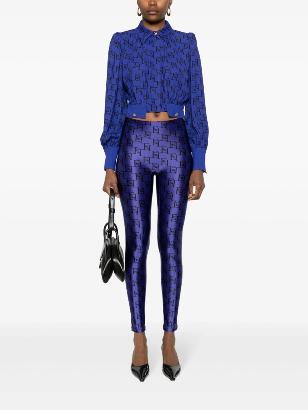 elisabetta franchi top and leggins 44 e /8 or 10 us